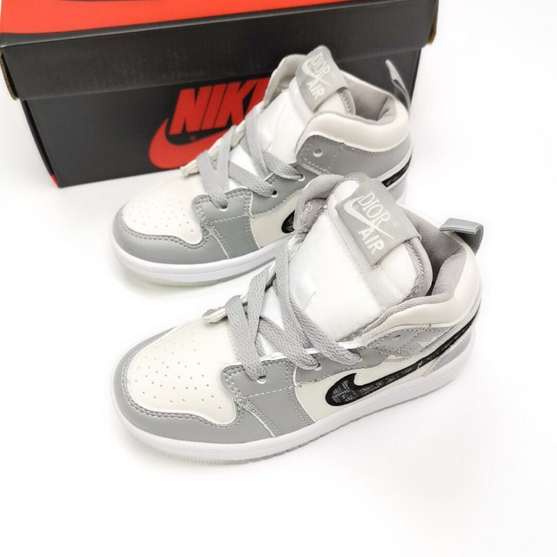 Jordan Air Jordan Air Jordan 1 MID Super Meng Children_s Shoes Official Limited Collars AJ1 help small sneakers code 24 --- 35-c15ed238